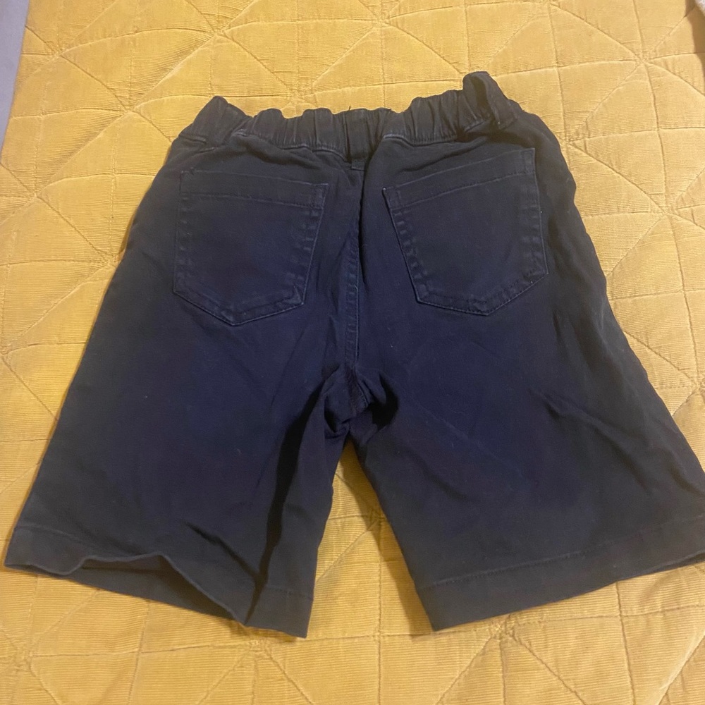 365 Kids Black Khaki Shorts - Picture 2 of 2